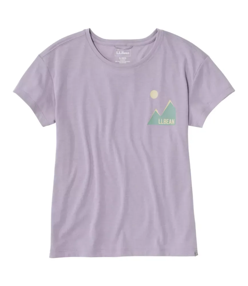 Damstövling Vista Camp T-shirt, kortärmad grafisk crew