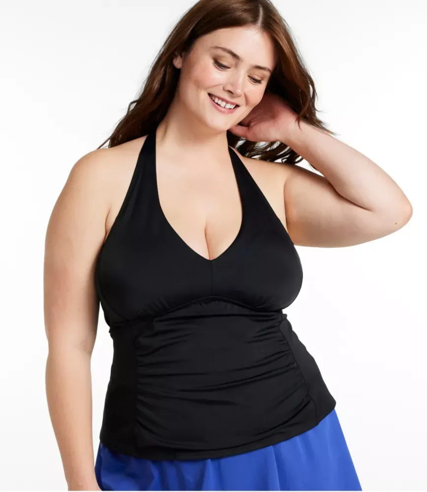 Damsk BeanSport simmig, halter tankini-top