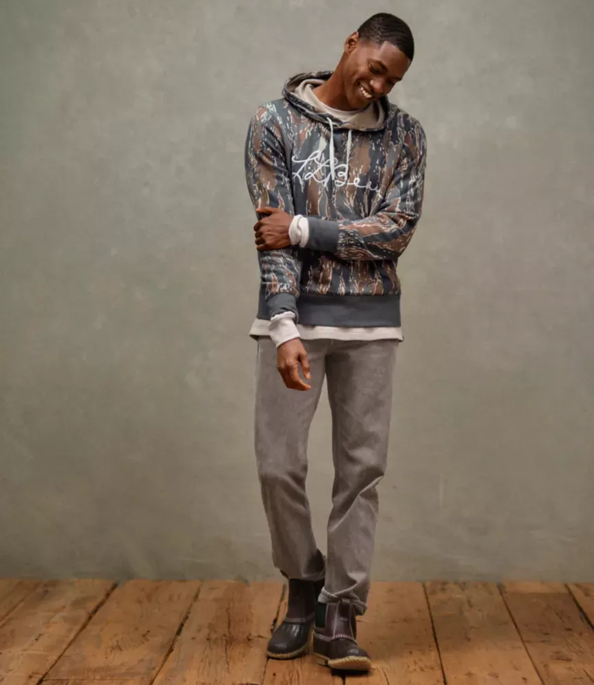 Herrars Signature Heritage-denim, slimmare passform, rät ben