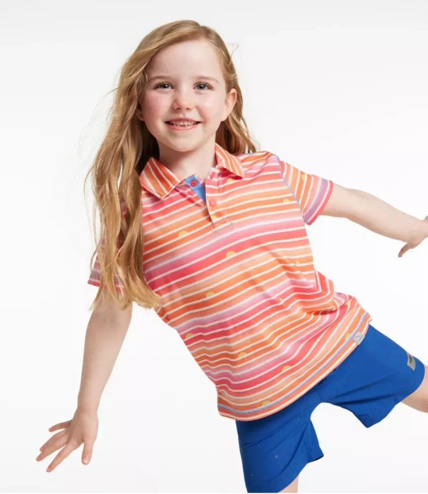 Barns vardagssolskydd® polo, tryck