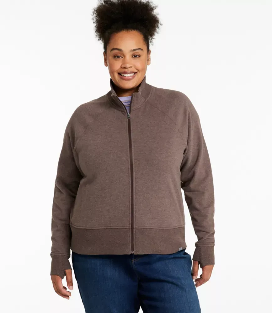 Damsk L.L.Bean Cozy-tröja, fullskruv