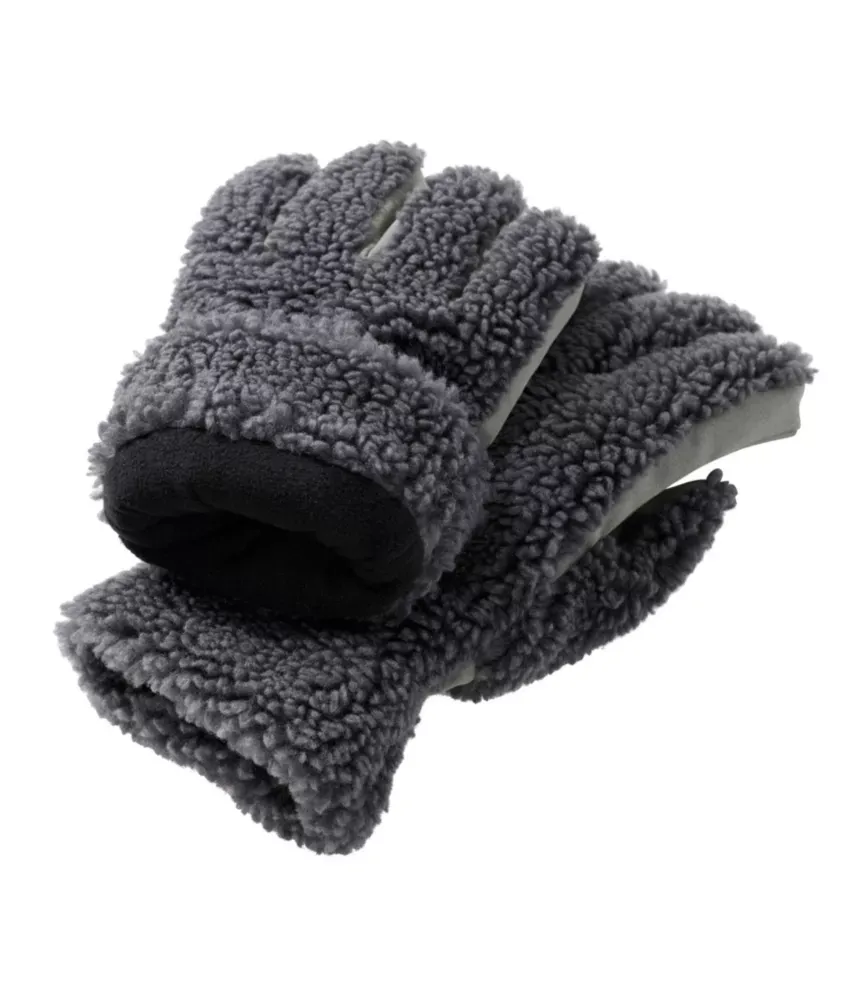 Vuxnas bergpiléflanellhandskar