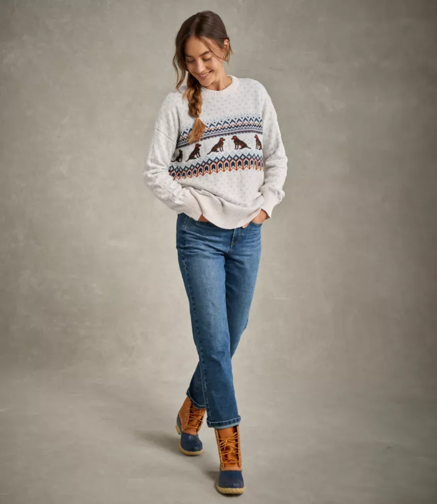 Damsk L.L.Bean-nostalgi tröja