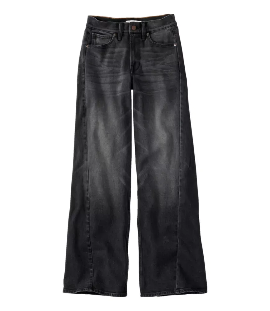 Damas Signature 1912 Premium Jeans, hög midja, lös, bred ben