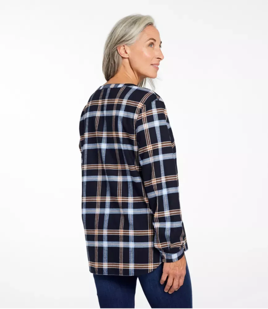 Damas Whisperweight Flanell Popoverskjorta
