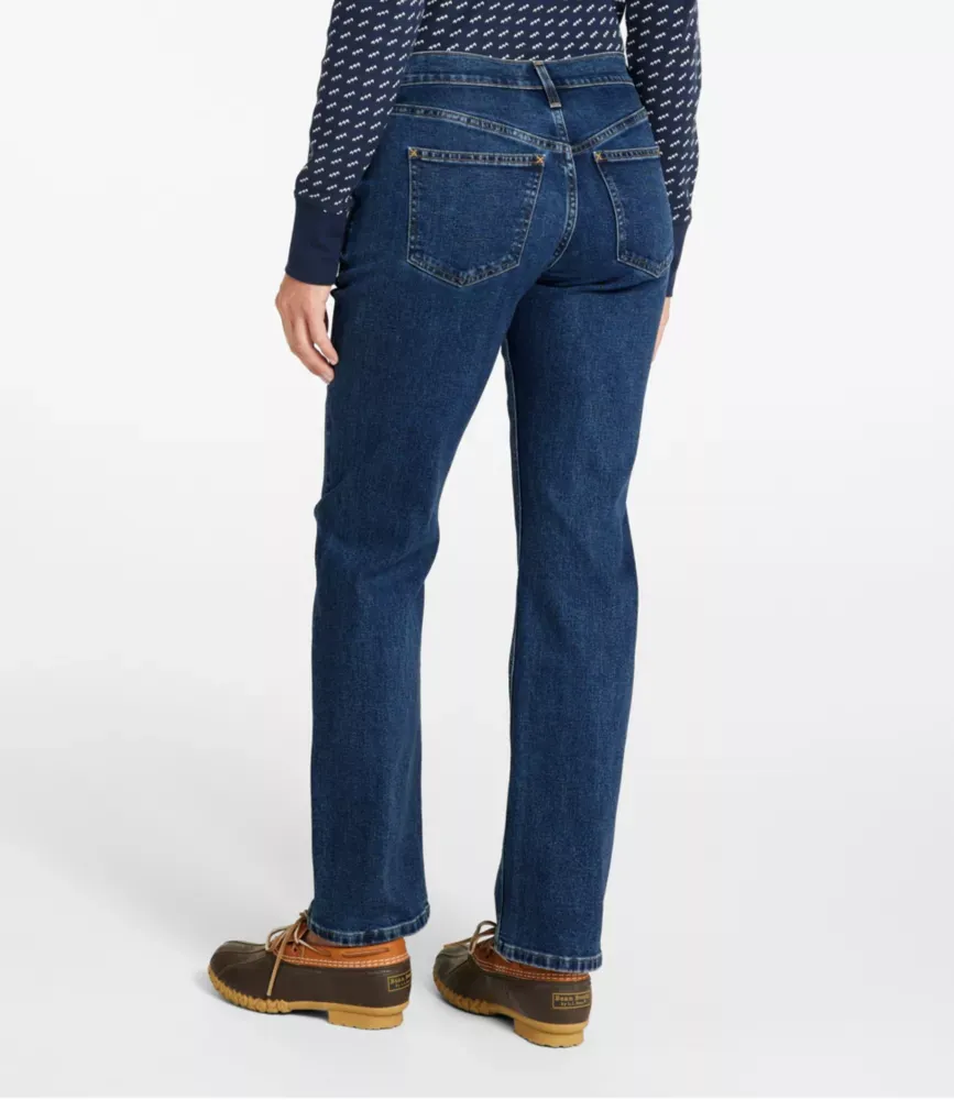 Damas 207 vintagejeans, med medelhöjd och släpande rät ben