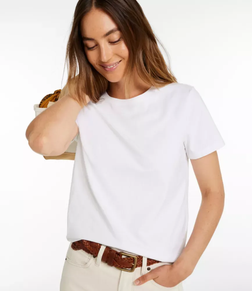 Damsk Signature Premium Essential T-shirt, kortärmad