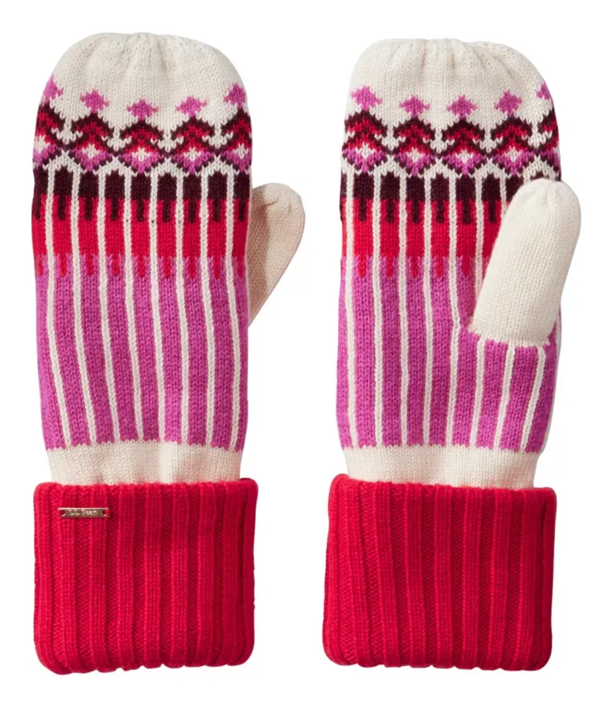 Damförsäkrade Fair Isle-mitt