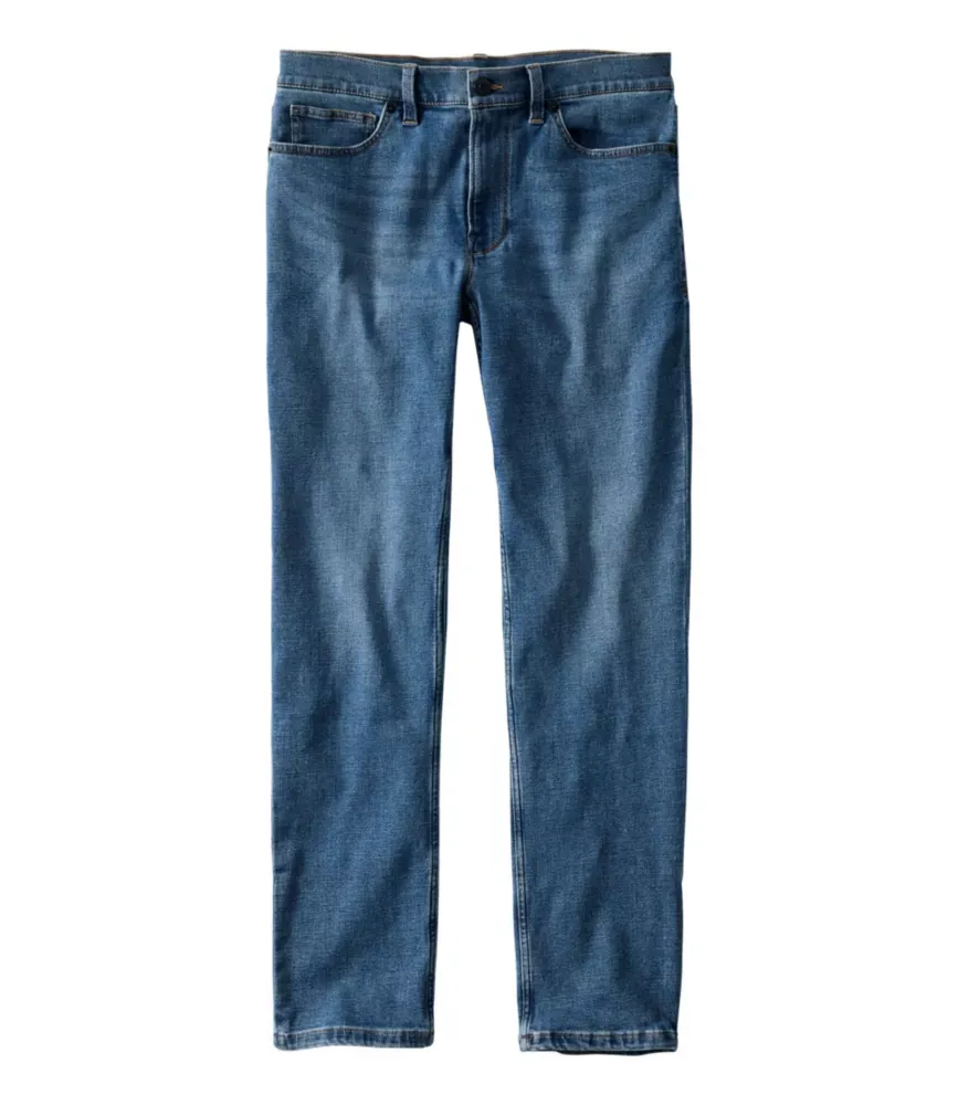 Mans bekvämlighetsstretch Performance®-jeans, standardpassning, rät ben