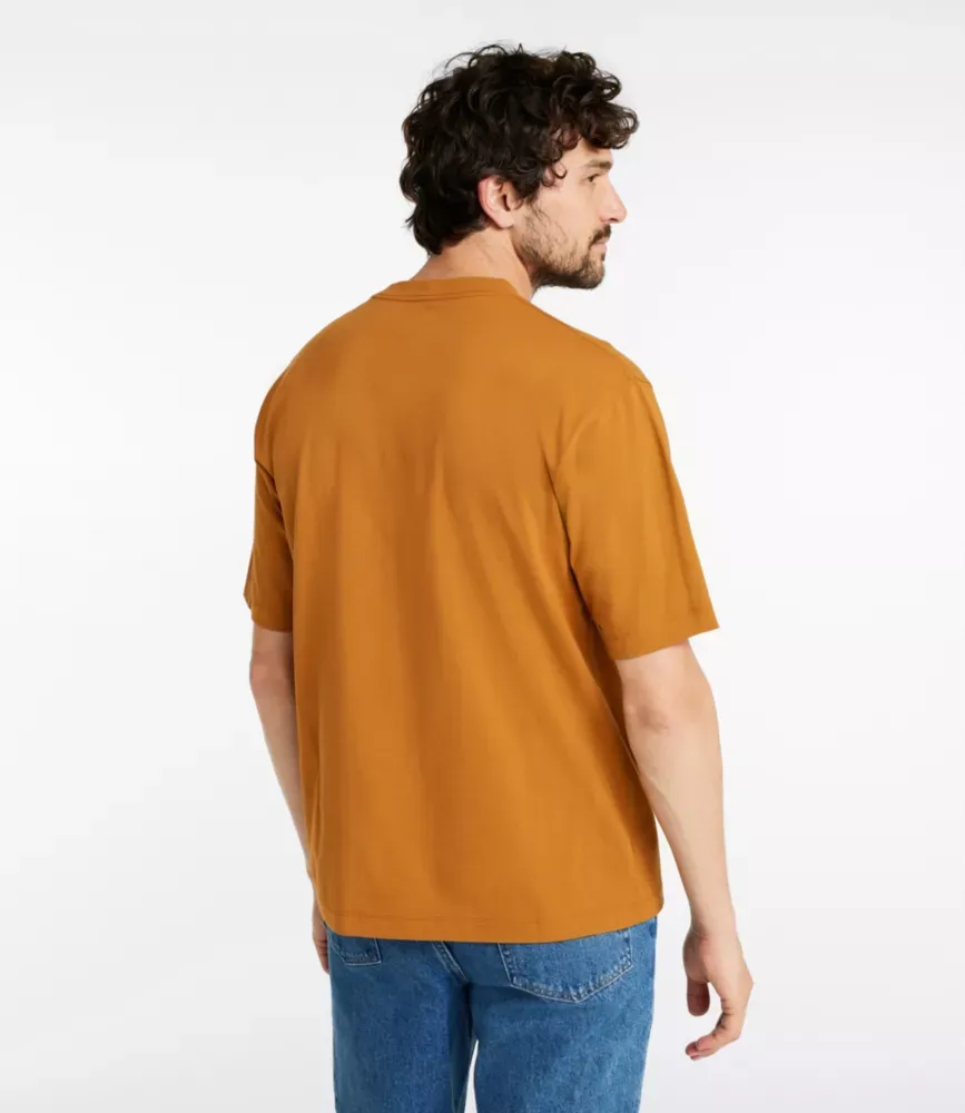 Herrars L.L.Bean Katahdin-logot-shirt, kortärmigt