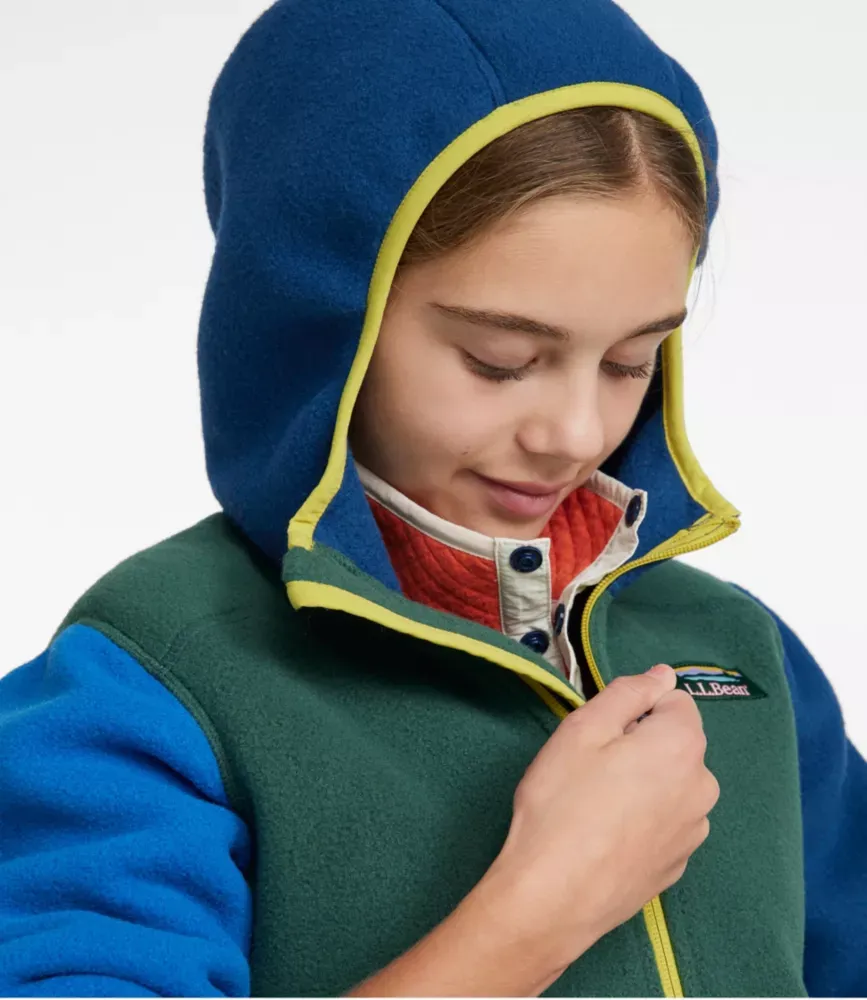 Barns mountain classic frotté, med hatt färgblock