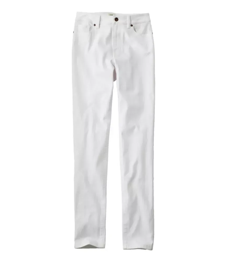 Damas True Shape-jeans, hög midja, smala ben i färger