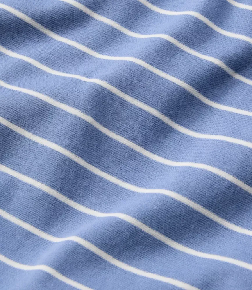 Damers L.L.Bean V-hals Henley, långärms streck