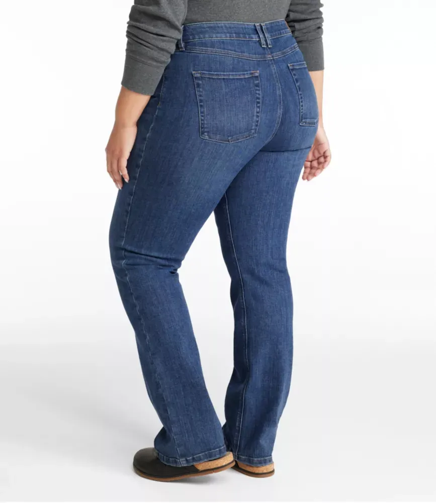 Damers BeanFlex®-jeans, medelhöjd, bootcut