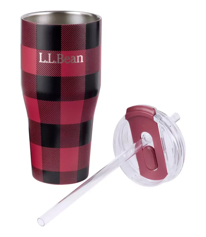 L.L.Bean Isolerad strawsug, 20 oz. Tryck
