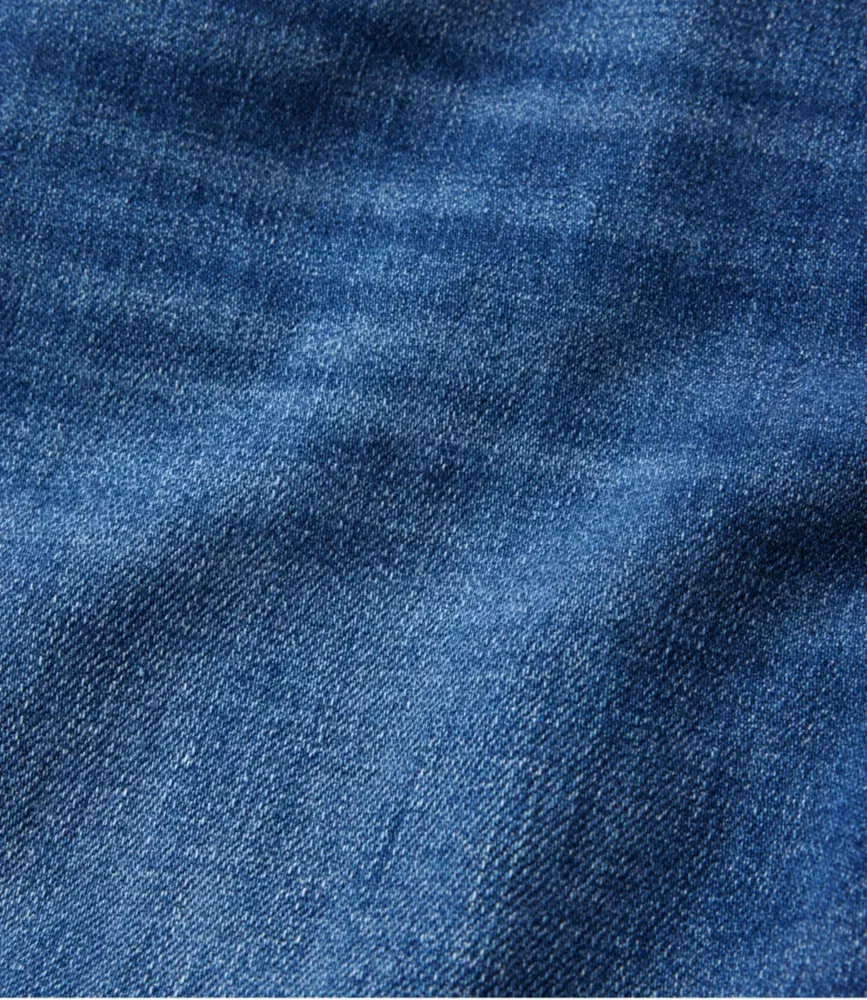 Damers L.L.Bean Everyday Stretch Jeans, hög midja, lös, bred ben
