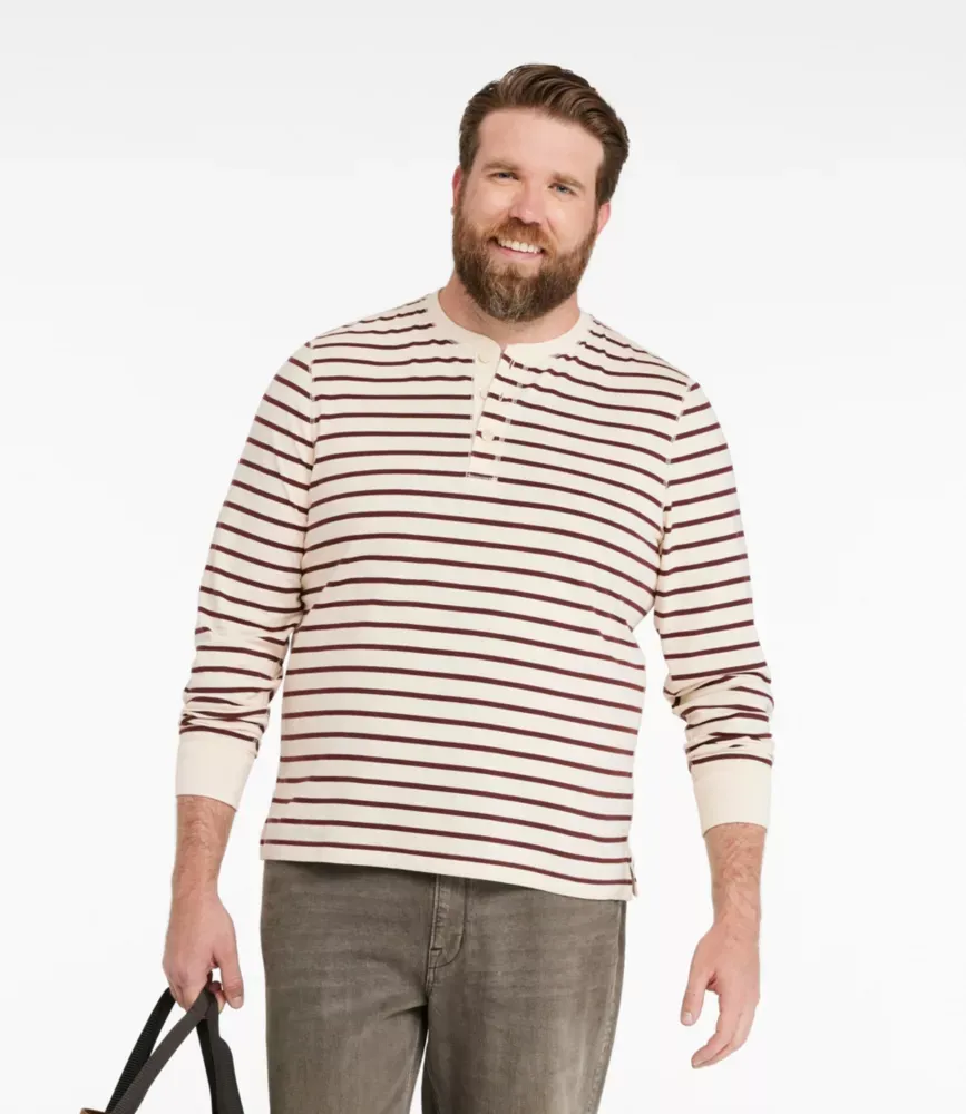 Herrarnas signatur Northwoods Henley, långärms, streck