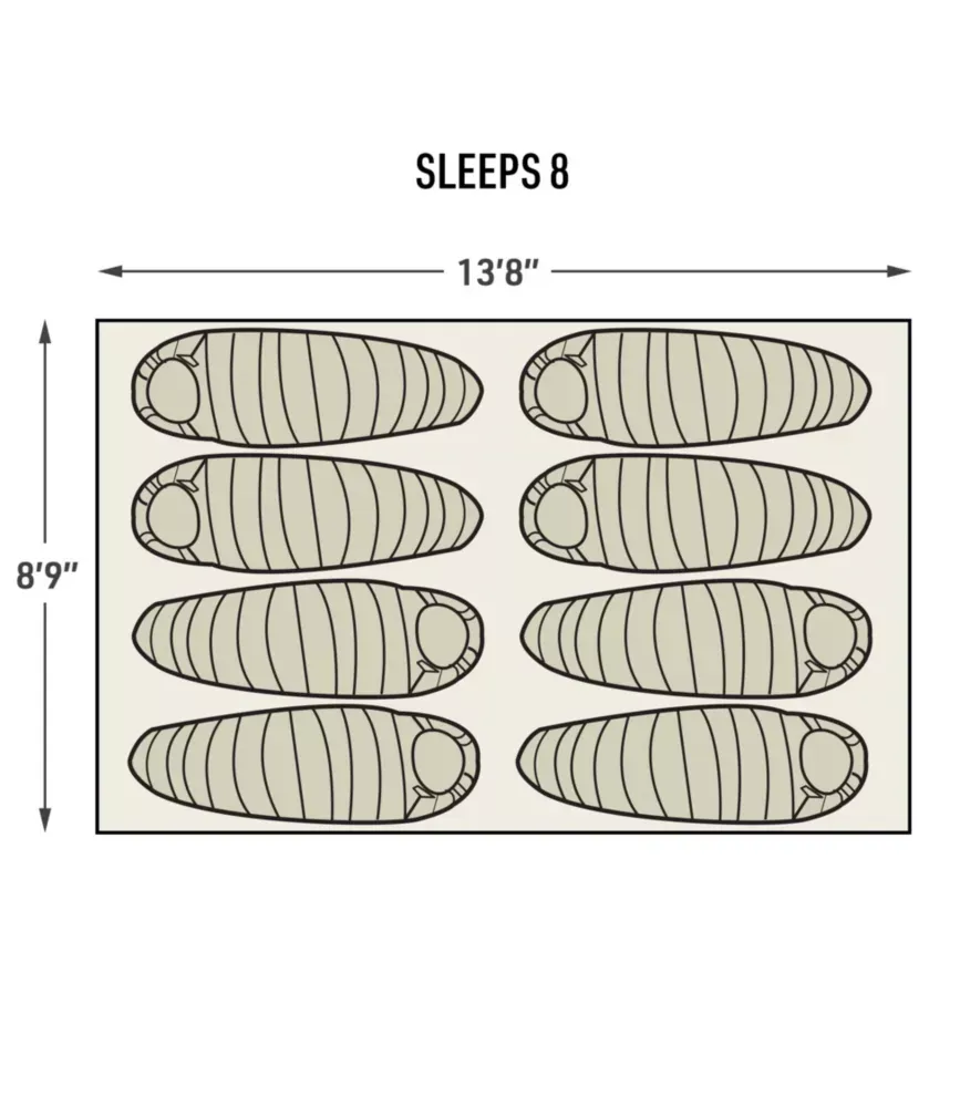 L.L.Bean Acadia 8-persons stuga-tält