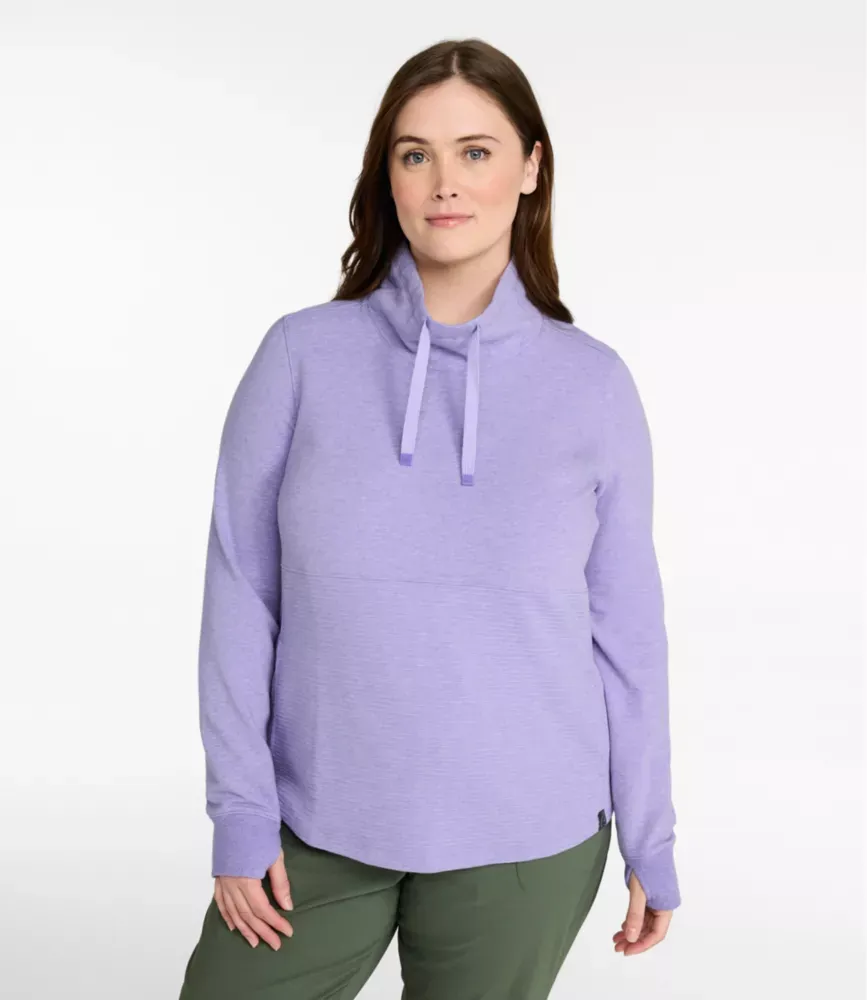 Damas L.L.Bean Cozy Mixad-knäppt tröja