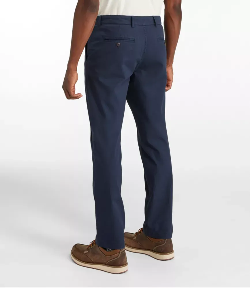 Herrars Lakewashed® Stretch Chino, Standard Athletic Fit, Taperad ben