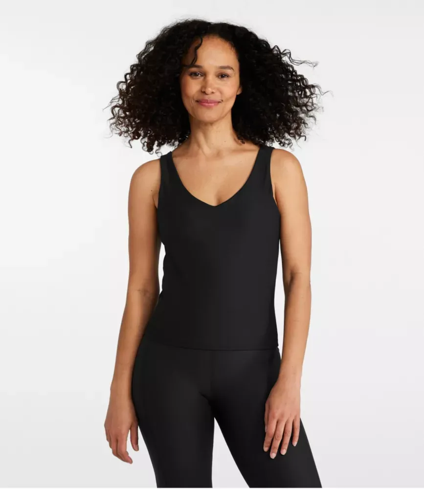 Damsk L.L.Bean Everyday Performance-tank, kort