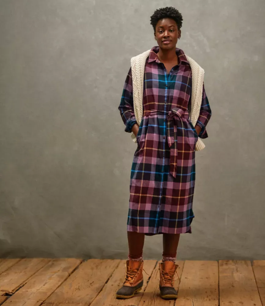 Damas Signature Camp Flanell Midi-klänning