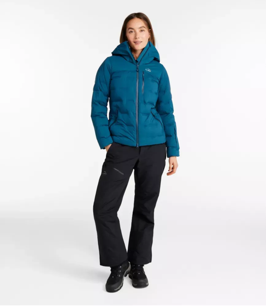 Damkvinnors vindmotståndskläd med stretch och fjäderfyllning