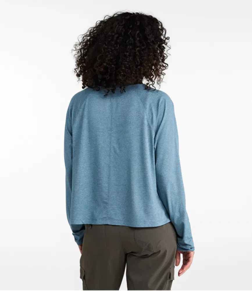 Damas Movement Essential Tee, långärmsad, kortad