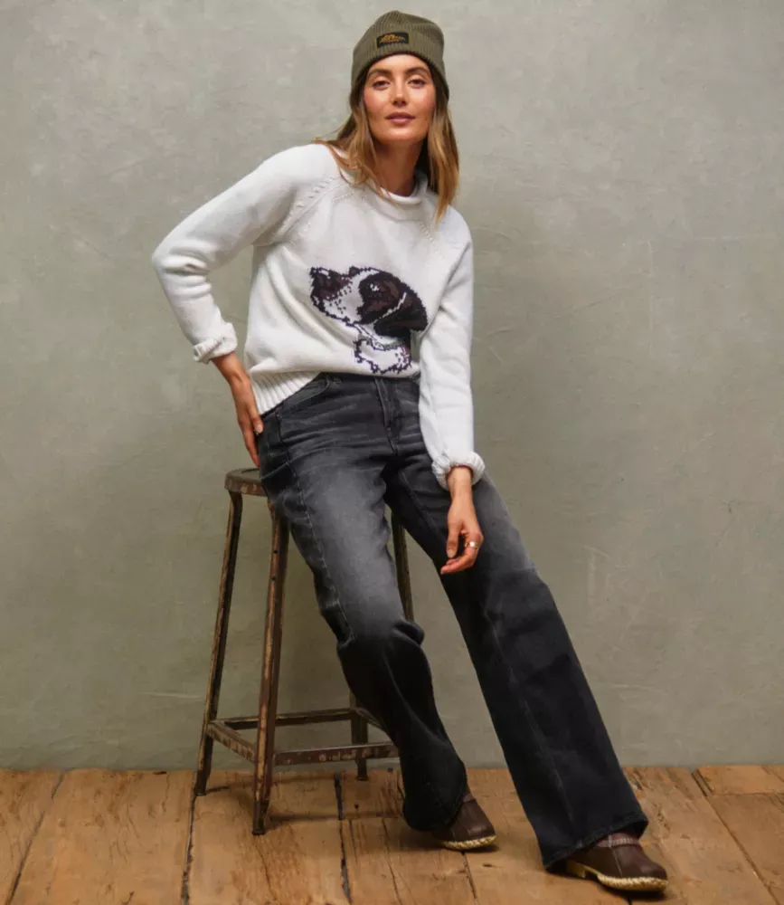 Damas Signature 1912 Premium Jeans, hög midja, lös, bred ben