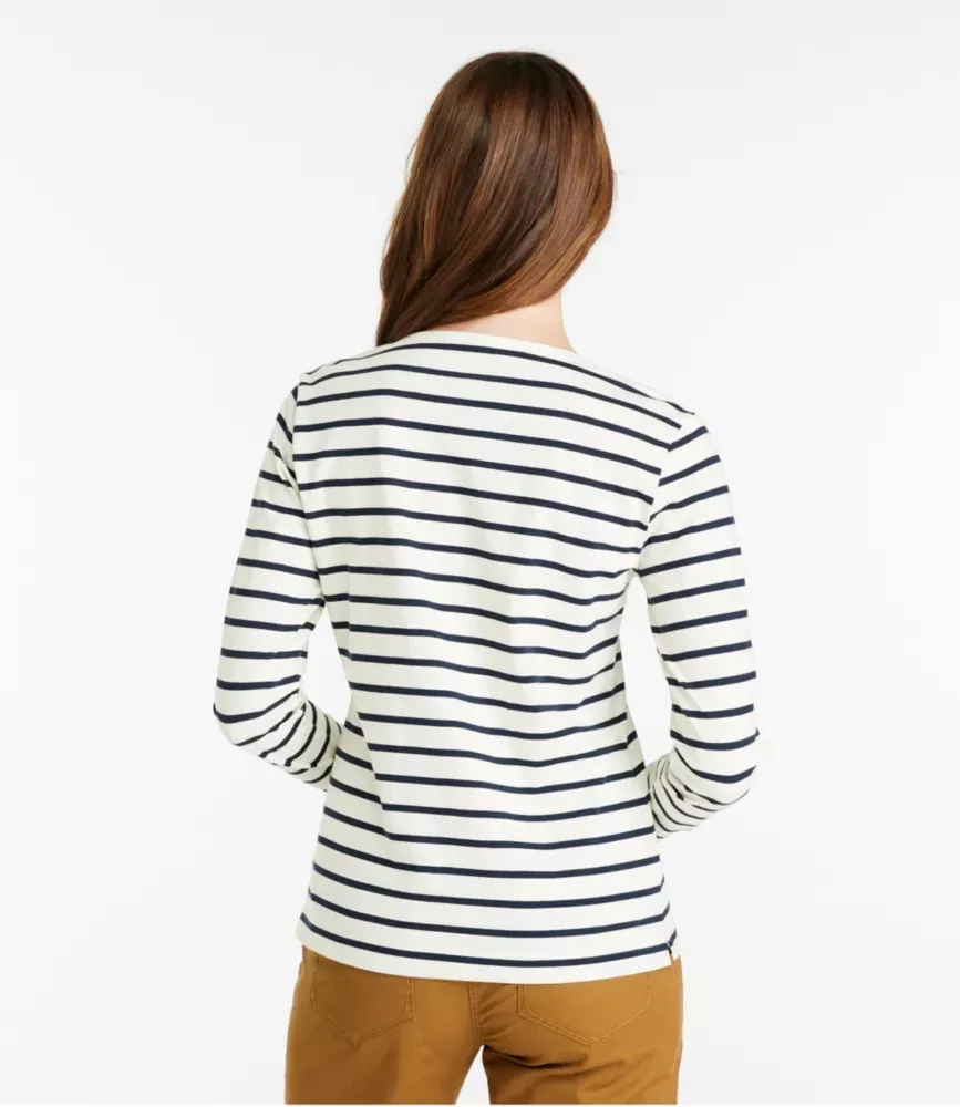 Damas Signature Rangeley bomull T-shirt, Henley