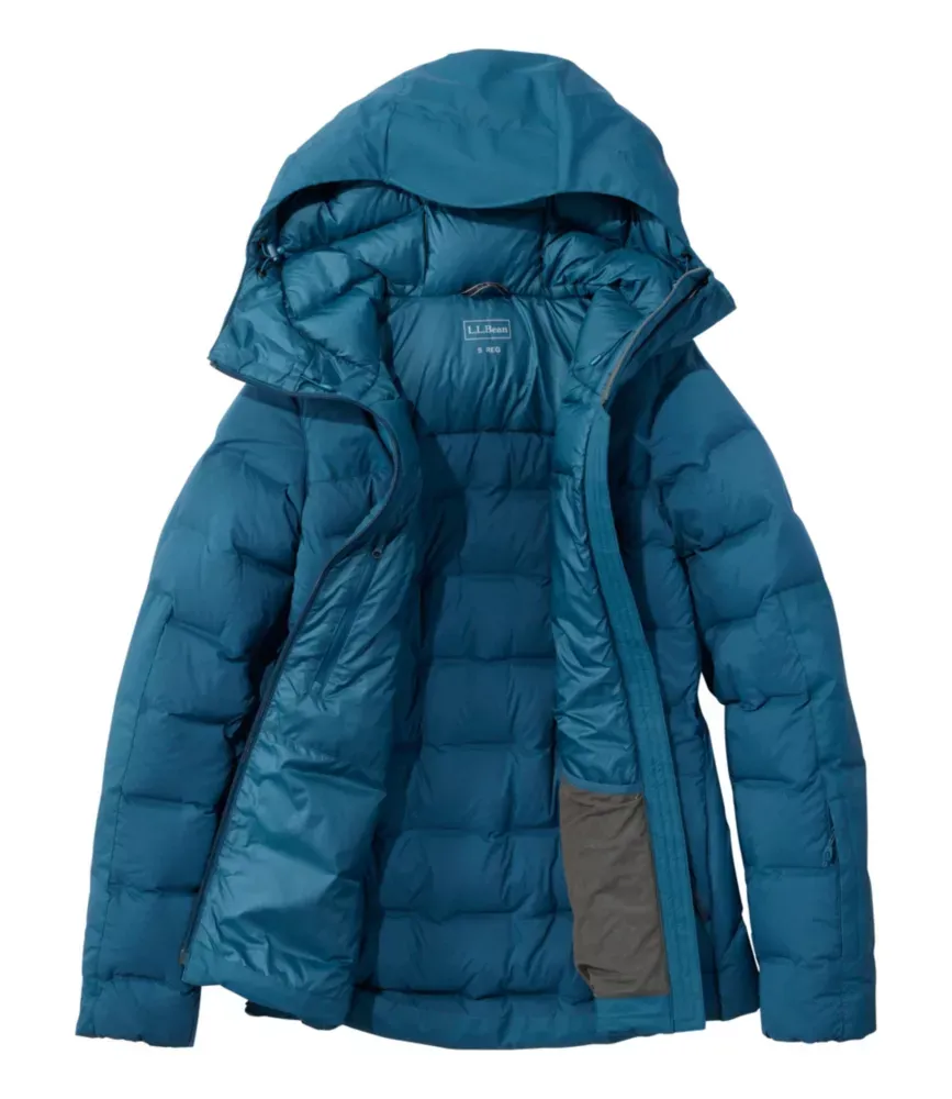 Damkvinnors vindmotståndskläd med stretch och fjäderfyllning