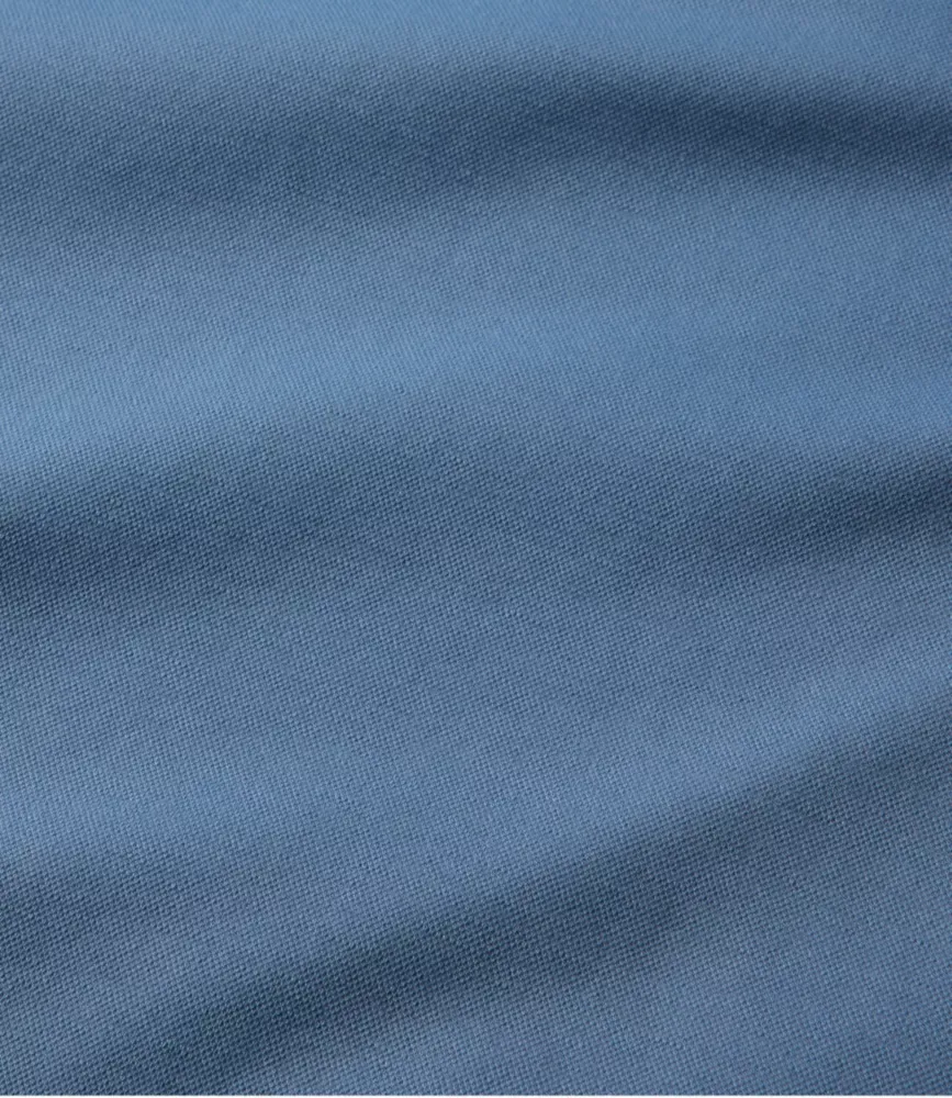 Mans komfortabel stretchprestanda® polo, långärms, lätt formgivning