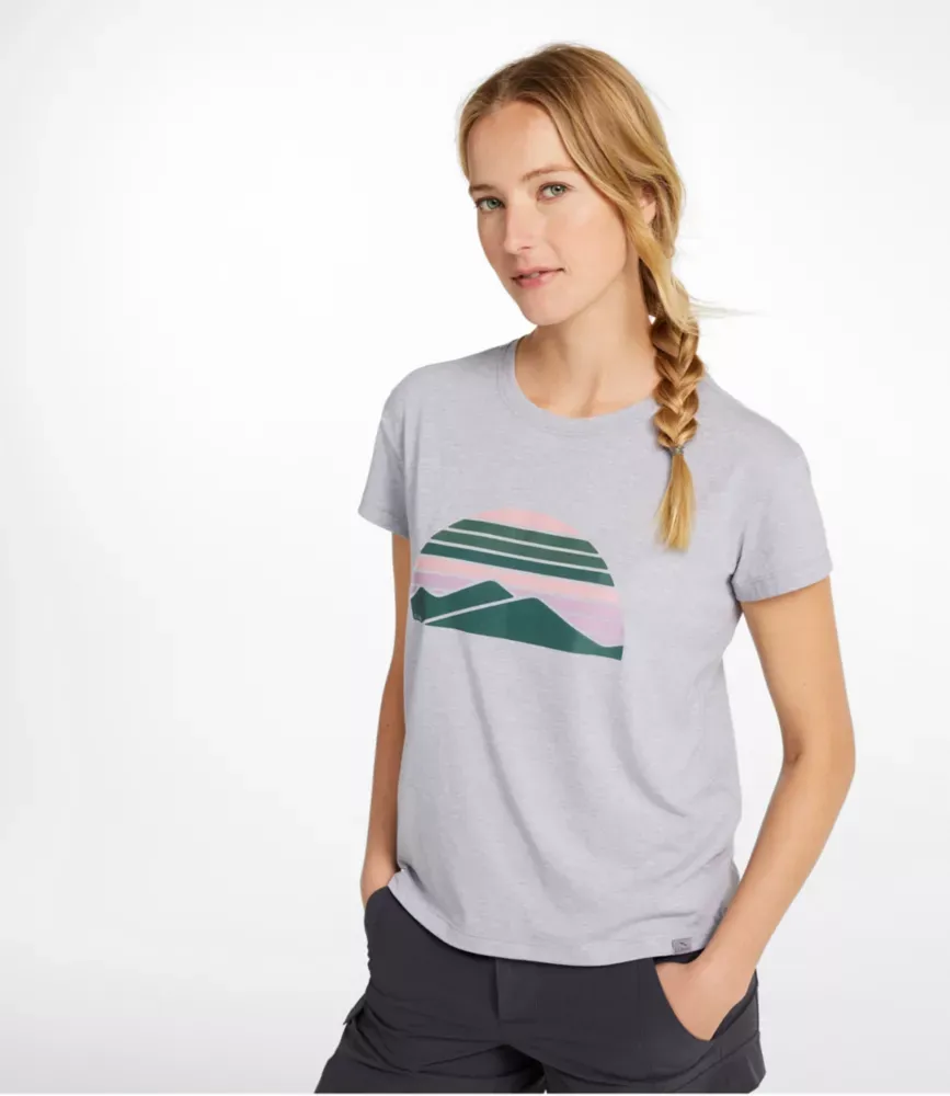 Damstövling Vista Camp T-shirt, kortärmad grafisk crew